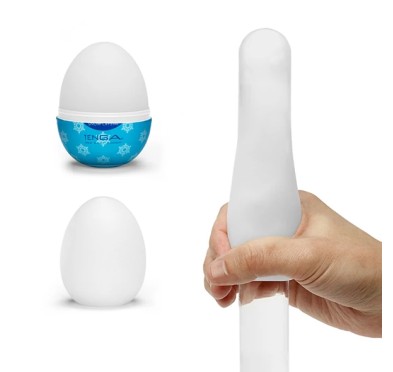 Tenga - Jednorazowy Masturbator Śnieżne Jajeczko Egg Snow Crystal 1szt